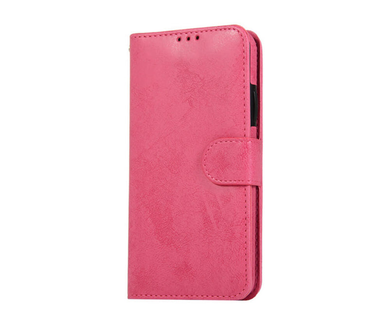 Protective 2in1 Detachable Vegan Leather Wallet Case