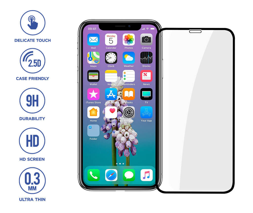 -Full Coverage Tempered Glass Screen Protector